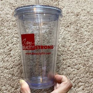 Beauty Fit Cup with Straw